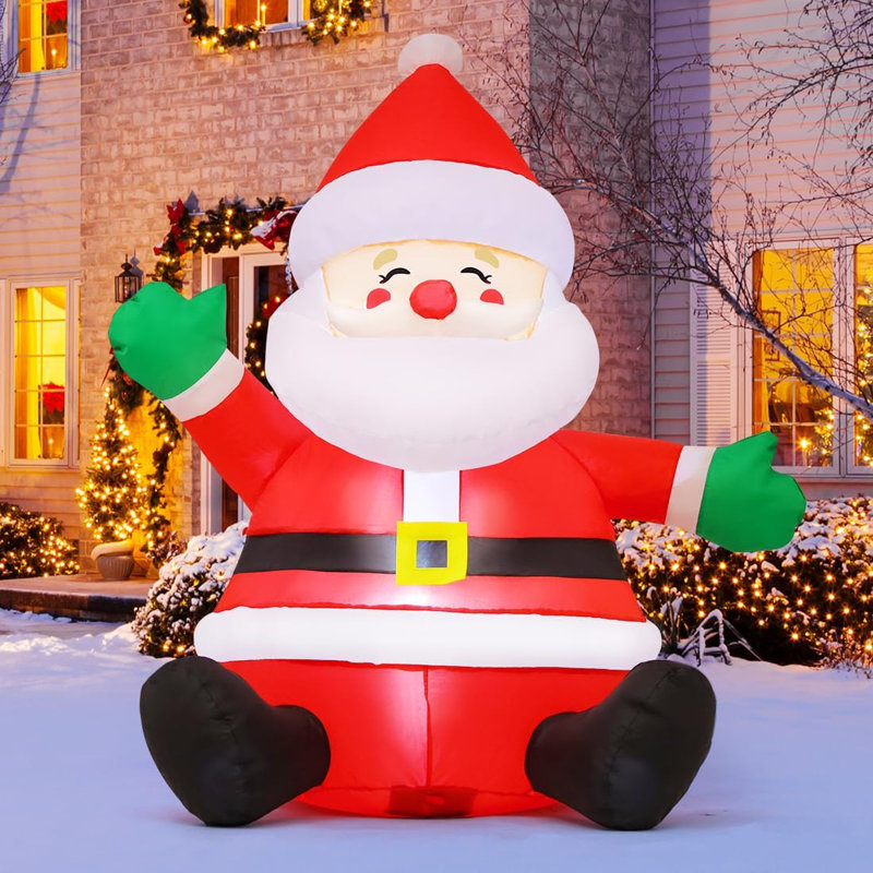 Santa christmas decorations discount